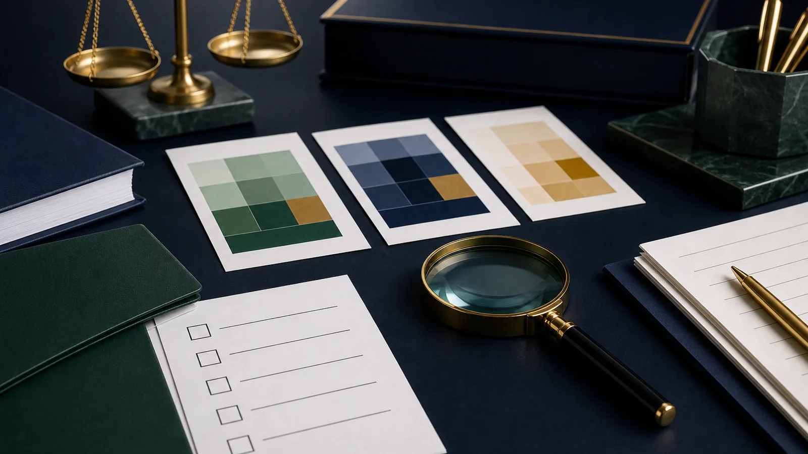 Illustration éditoriale d’une checklist fiscale et de risques pour revenus de placement.